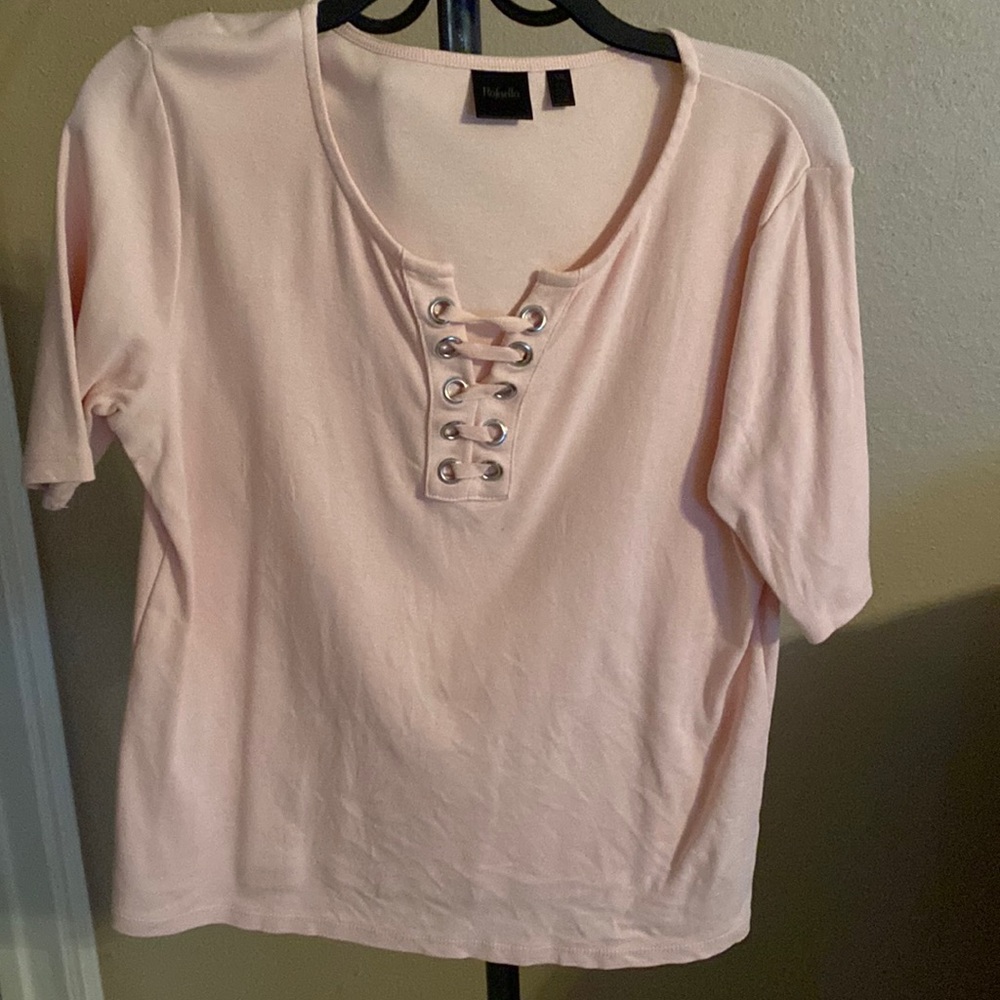 Practically new, Rafaella blouse, size large